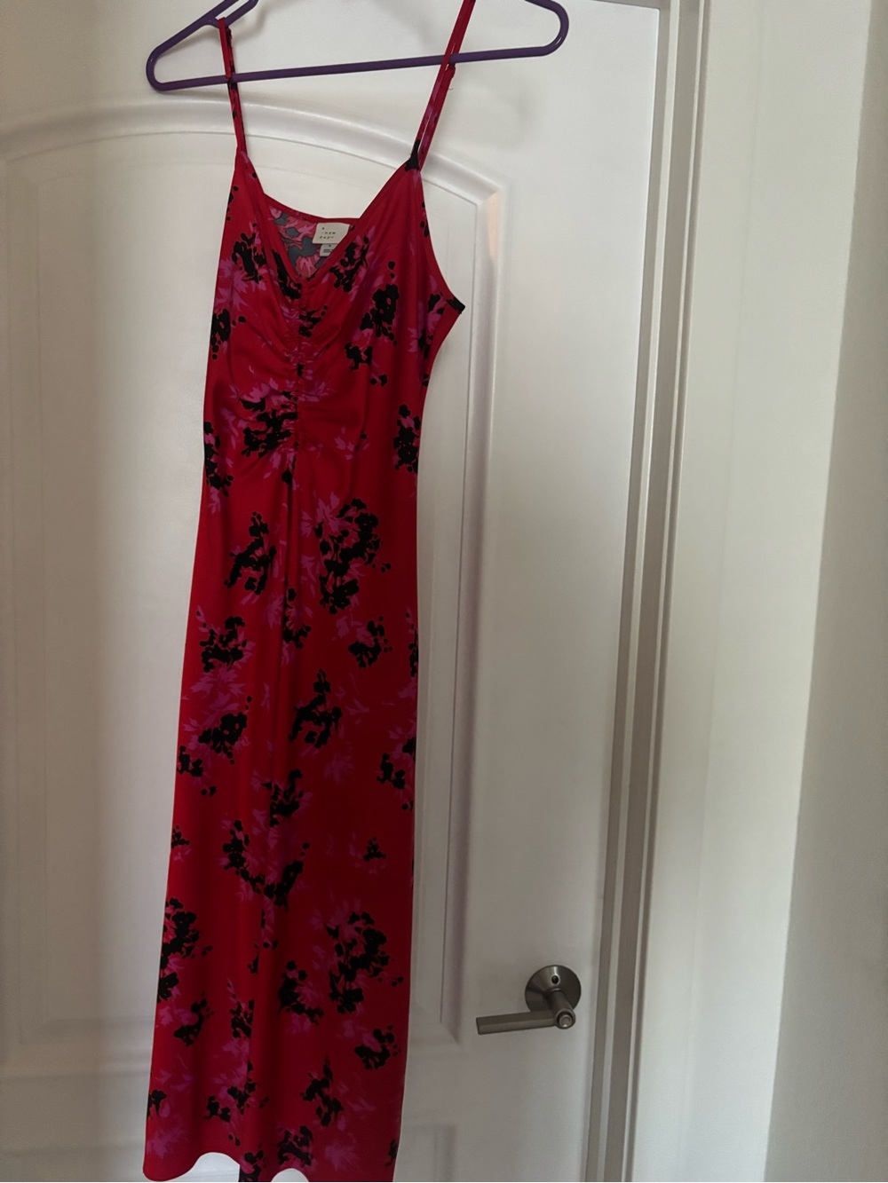 Red Slip Maxi Dress